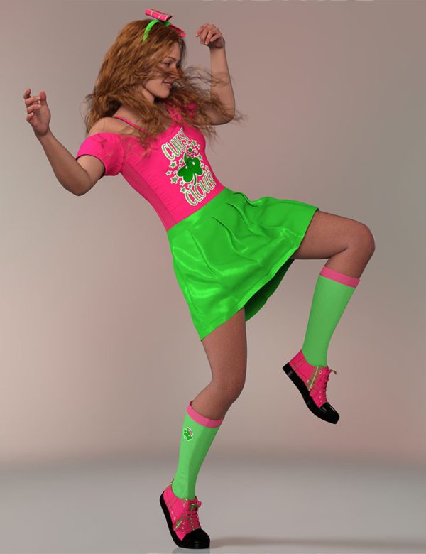 St Patrick Day Clothing, Clothing for Genesis 9 St Patrick, St Patrick, St Patrick Day, Daz Studio, Shamrocks, Realism, Irish, Clover, Luck, Leprechauns, Nelmi, Pot of Gold, Green, Celtic, Celebration,Irish Celebrations, Luck, Folklore, Texturing, St Patrick Outfit Genesis 9